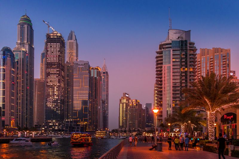 Dubai skyline, UAE